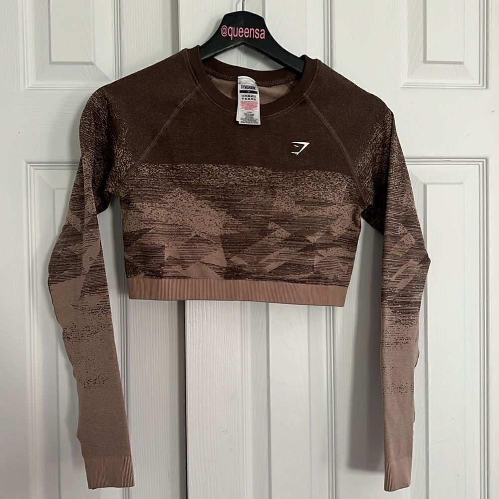 Gymshark Adapt Ombre Crop Top Size M